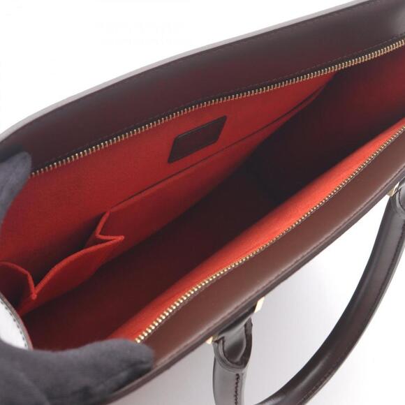 LOUIS VUITTON Brown Damier Leather Tote Bag - Picture 3 of 8